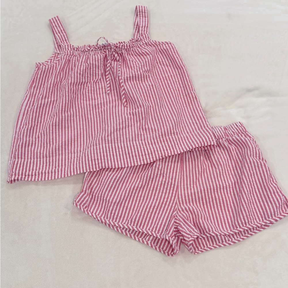 Lake Pajamas Stripe Short Set- Women’s Medium